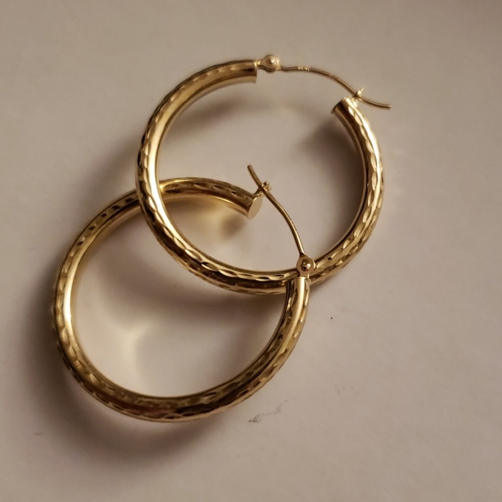 Gold Hoop Earrings